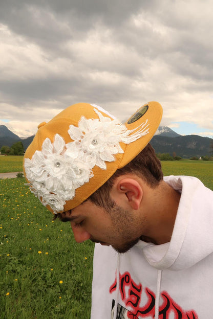 Bloom Culture – Golden Meadow Floral Fitted Cap