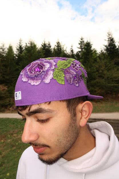 Bloom Culture – Violet Blossom NY Fitted Cap