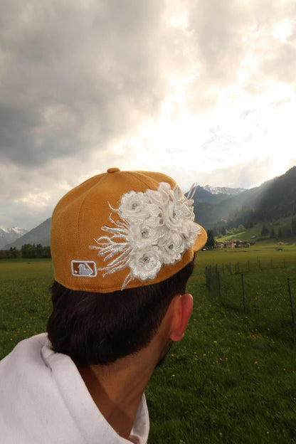 Bloom Culture – Golden Meadow Floral Fitted Cap
