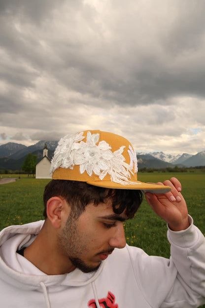 Bloom Culture – Golden Meadow Floral Fitted Cap