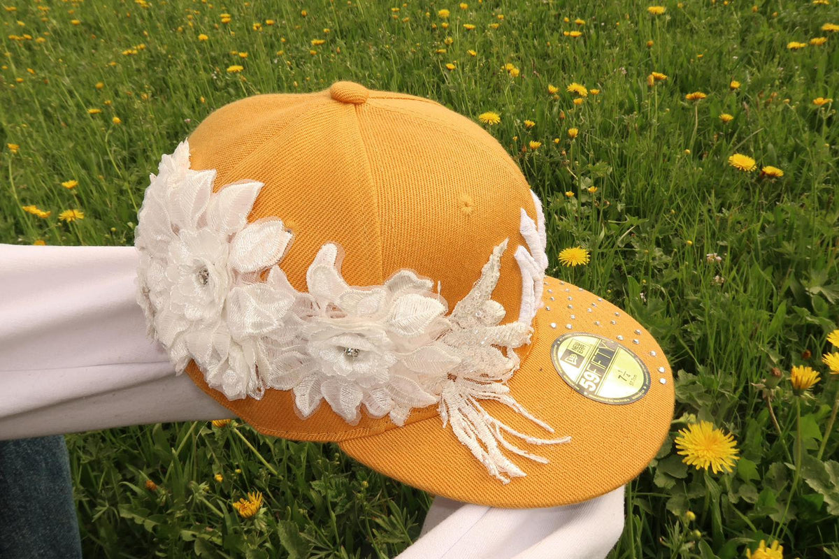Bloom Culture – Golden Meadow Floral Fitted Cap