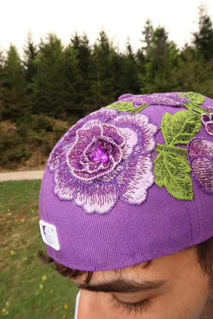Bloom Culture – Violet Blossom NY Fitted Cap