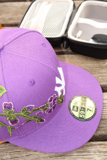 Bloom Culture – Violet Blossom NY Fitted Cap