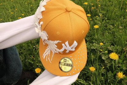 Bloom Culture – Golden Meadow Floral Fitted Cap