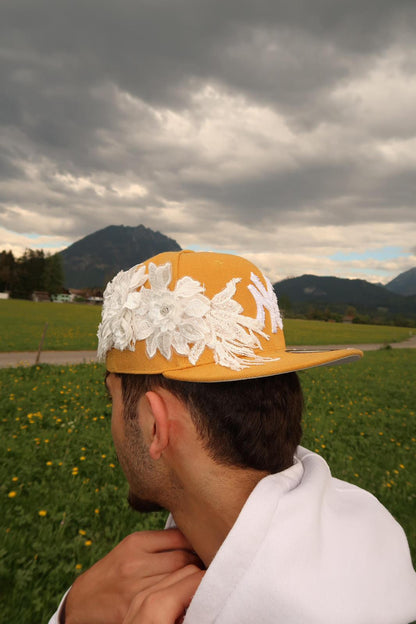 Bloom Culture – Golden Meadow Floral Fitted Cap