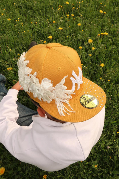 Bloom Culture – Golden Meadow Floral Fitted Cap