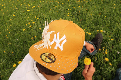 Bloom Culture – Golden Meadow Floral Fitted Cap