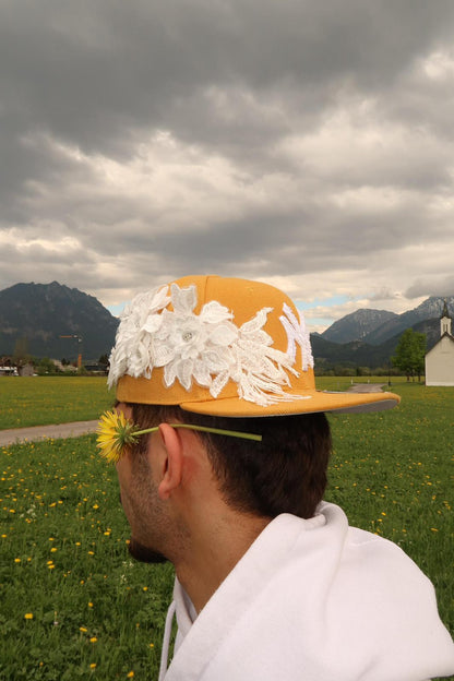 Bloom Culture – Golden Meadow Floral Fitted Cap