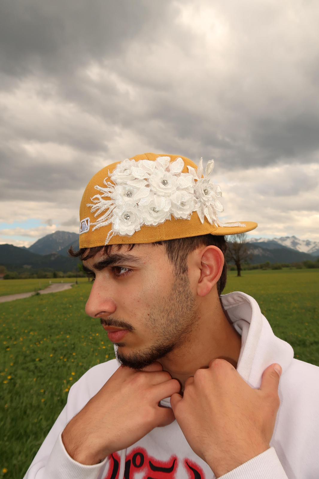 Bloom Culture – Golden Meadow Floral Fitted Cap